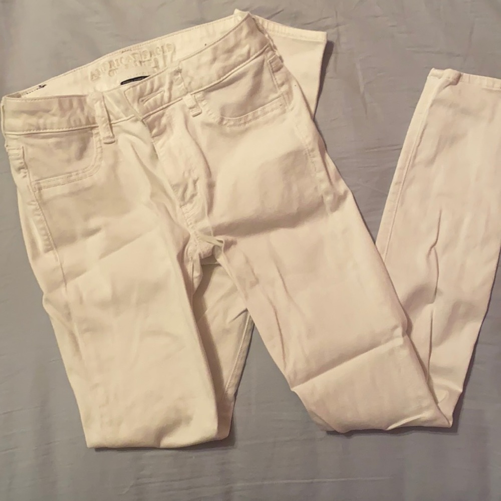 White American Eagle Jeggings